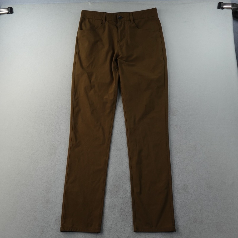 Vuori Everything Chino Pants Mens 30 Brown V420 Performance Stretch Casual